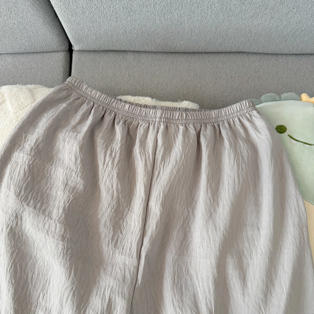 Pijama camisero liso para hombre de tejido fino