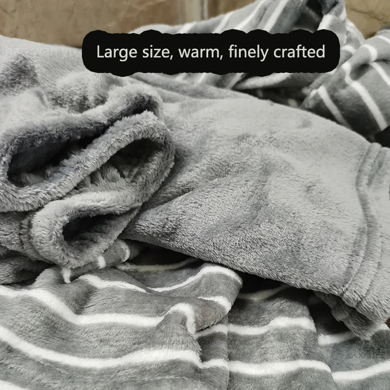 Pijama de franela para hombre con interior de peluche