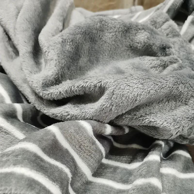 Pijama de franela para hombre con interior de peluche