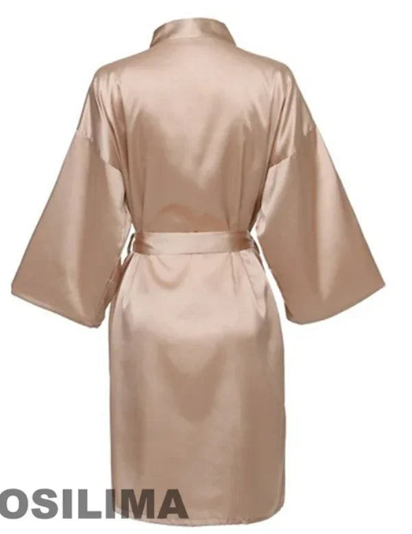 Bata kimono para mujer con letras para celebración de boda