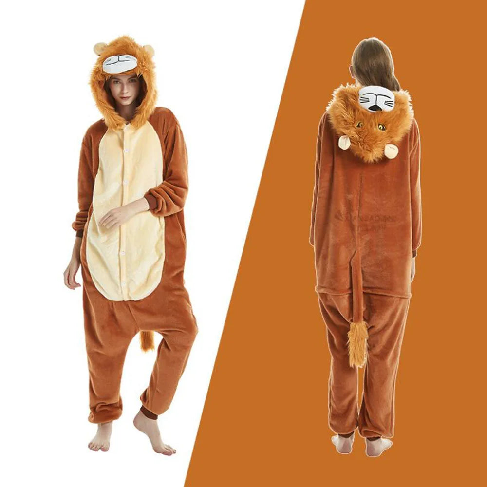 Enterito de dormir con capucha y diseño de animales