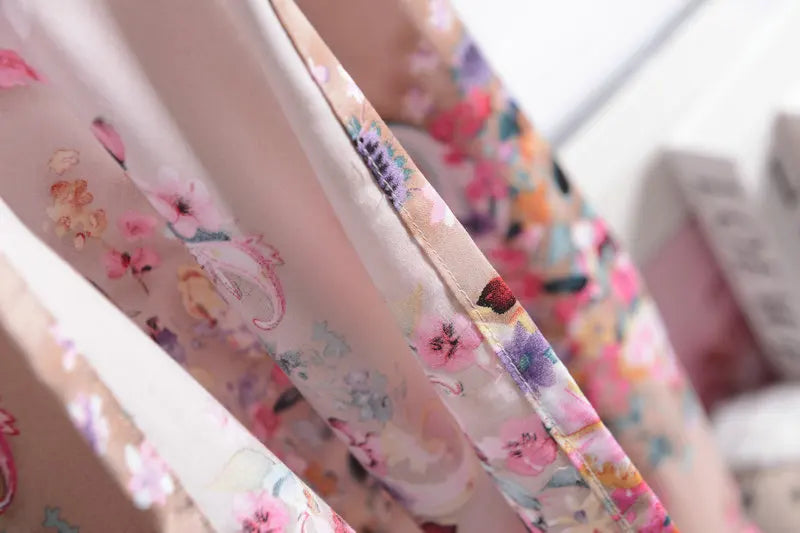 Camisón floral sin mangas en talles XL a 6XL