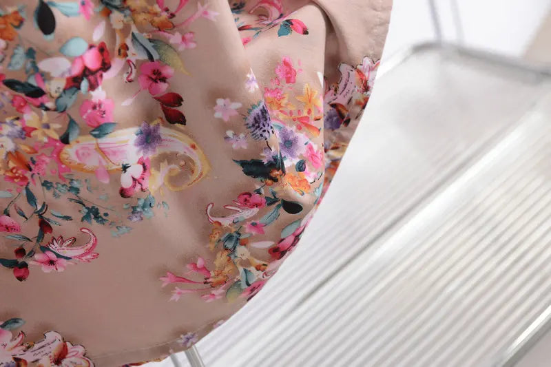 Camisón floral sin mangas en talles XL a 6XL