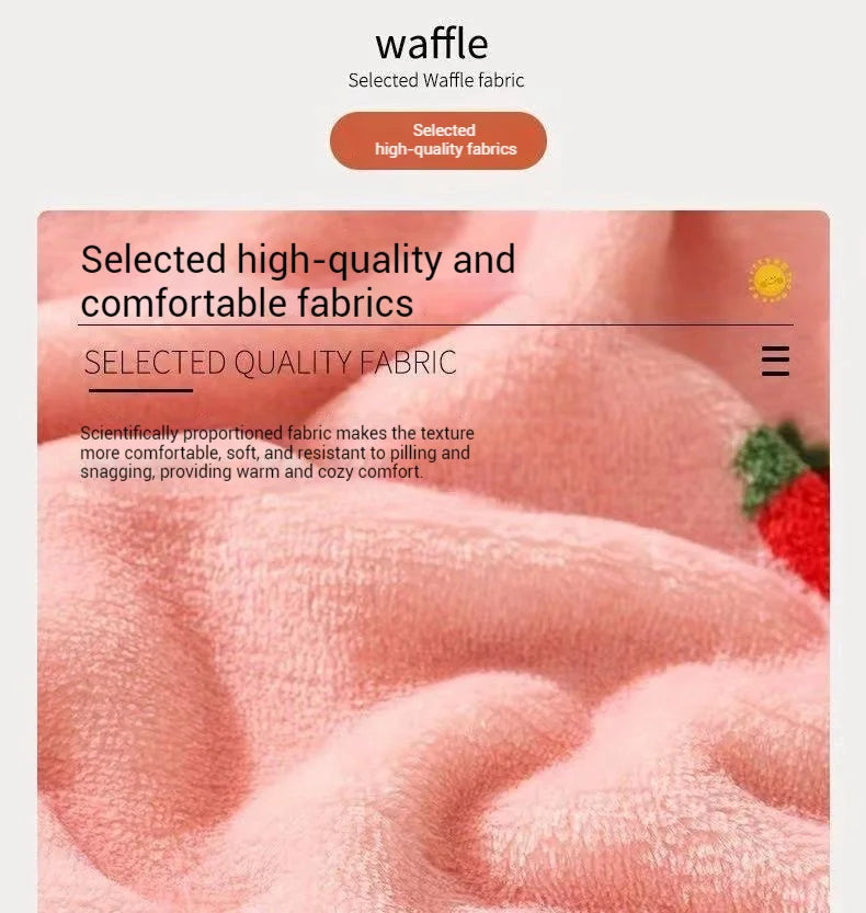 Pijama abrigado para mujer de textura aterciopelada