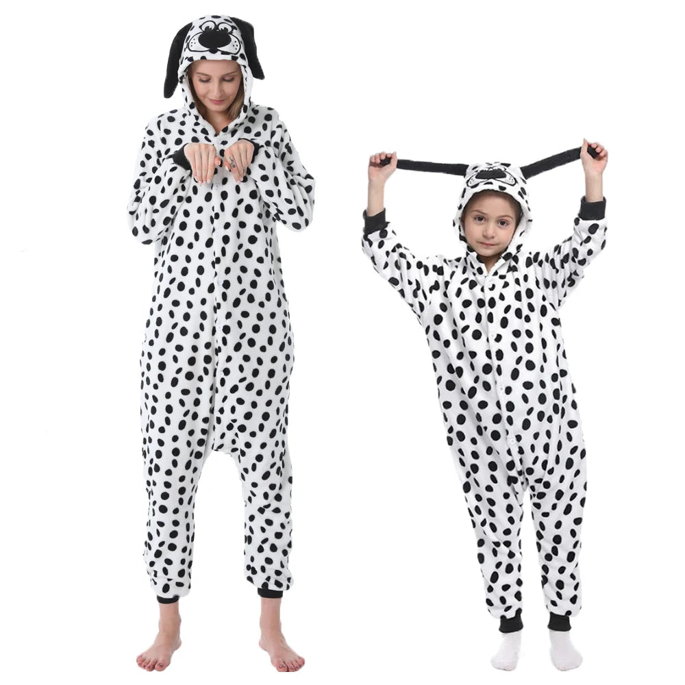 Enterito de dormir con capucha y diseño de animales