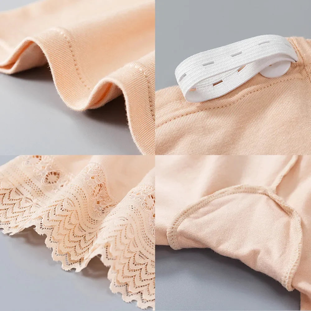 Camisón maternal con cierres para lactancia