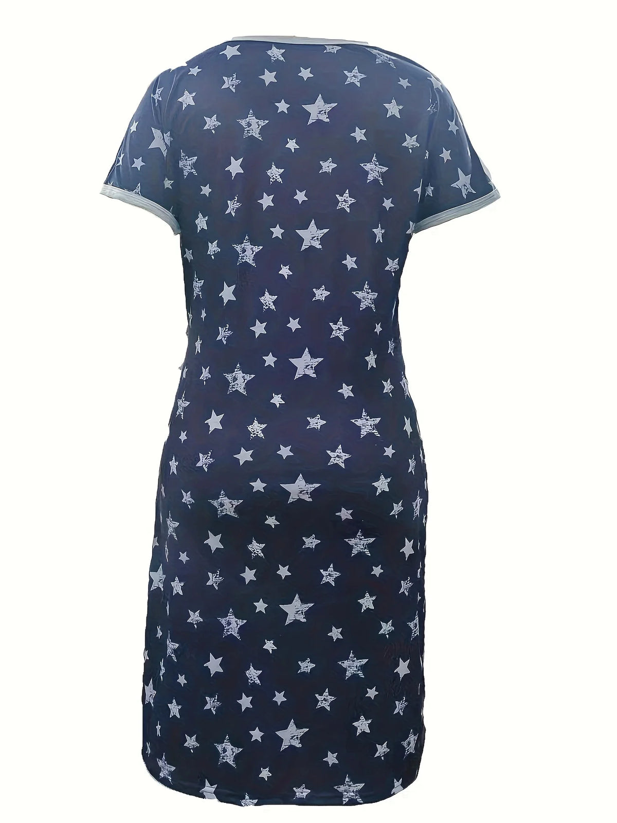Camisón de maternidad y lactancia de manga corta
