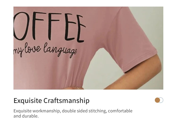 Camisón tipo remerón de manga corta estampado